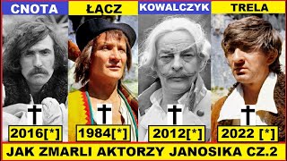 JANOSIK JAK ZMARLI AKTORZY CZĘŚĆ 2 CAŁA OBSADA [upl. by Asirram]