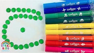 Smiggle Coloring Pages كرايولا تلوين الألوان Arabic Alphabet Letters الحروف الأبجدية العربية [upl. by Annahsal]