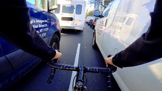 BACK TO THE COMMUTE  POV CINELLI VIGORELLI ROAD NYC [upl. by Oemac217]