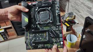 MACHINIST E5 MR9A PRO  UNBOXING PLACA MÃE X99 DO ALIEXPRESS [upl. by Ecargyram]