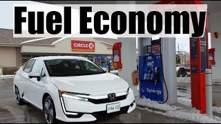 2022 Honda Clarity  Fuel Economy MPG Review  Fill Up Costs [upl. by Netsyrk]