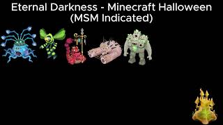 Ghastly Spirits  Minecraft Halloween MSM Indicated [upl. by Asiat]