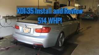 XDI35 HPFP Install and Review on BMW F30 N55 Pure Stage 2 [upl. by Loar]