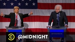 Trump vs Bernie in the First Ever midnight Presidential Debate [upl. by Ahsram]