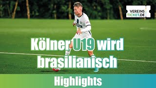 Kölner U19 wird brasilianisch 1 FC Köln U19  SV 07 Elversberg U19 [upl. by Nnaxor698]