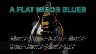 Ab minor blues jam track [upl. by Renate]