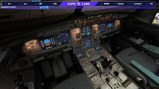 MSFS LIVE 🔴 Paphos  Tel Aviv  Fenix Airbus 320  Vatsim  EL AL Virtual  Israir Airlines [upl. by Ellmyer]