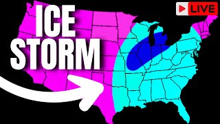 WINTER 2024  January 22nd Ice Storm Forecast [upl. by Aicnelav]