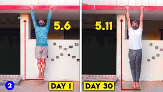 I did hanging to grow my height  30 days  after 21 [upl. by Julietta]