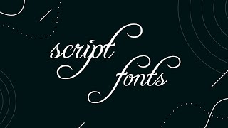 Free Script Fonts [upl. by Autrey789]