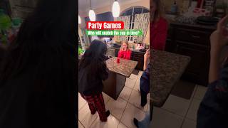 Cup snatching game Who will get the cup partygames fungames shorts [upl. by Ydnys]