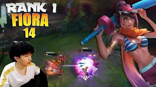 14 Fiora vs Shen  New Patch 1419  14Fiora Fiora Guide [upl. by Narcissus885]