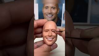 Clay Artisan JAY ：Sculpting the Imposing Dwayne Johnson in Clay [upl. by Boswell285]