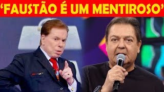 SILVIO SANTOS CHAMA FAUSTÃO DE MENTIROSO EM SEU PROGRAMA [upl. by Barbey338]