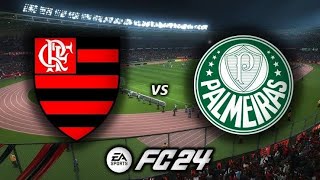 PALMEIRAS vs FLAMENGO Brazil League Cup  Fc24  2160p 4k  easportsfc [upl. by Evslin779]