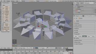 Blender DupliVertsDuplicate Object Instances in a Circular Array [upl. by Hgieliak]