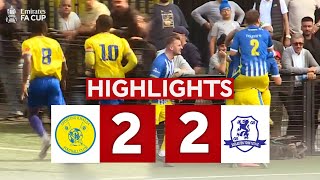 Sporting Khalsa 22 Darlaston Town  First Round Qualifying  Highlights  Emirates FA Cup 2324 [upl. by Cordula]