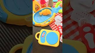 Satisfying with Unboxing amp Review Miniature Kitchen Set Toys Cooking Video  ASMR Videos [upl. by Gothart]