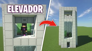 ¡CÓMO HACER un ASCENSORELEVADOR que FUNCIONA en MINECRAFT SIN MODS y FÁCIL 😱😍 Shorts Cortos [upl. by Leva]