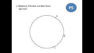 P5  Wie findet man den Mittelpunkt eines Kreises [upl. by Naivat]