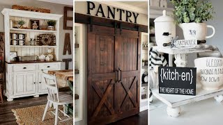 ❤DIY Rustic Farmhouse style Kitchen decor Ideas❤  Home decor amp Interior design Flamingo Mango [upl. by Aillil]