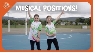 Musical Positions  Netball Drills Ep3 [upl. by Nairehs201]