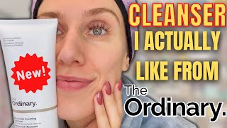 The Ordinary SECRETLY Launched A NEW CLEANSER That I Actually Like… Glucoside Cleanser Review [upl. by Amalbergas]