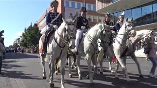 Stadtschützenfest Mönchengladbach 2018 Umzug durch die Stadt 4KUHD 02092018 [upl. by Atival]