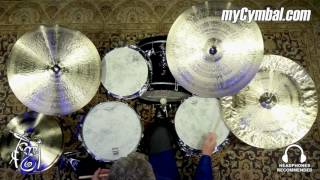 Crescent Hammertone Cymbal Set by Sabian  Played by Jeff Hamilton SET1062516F [upl. by Oemor687]