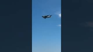 The c17 from Altus demo team preforming at chi air and water show militaryaviation aviation beach [upl. by Terrance]