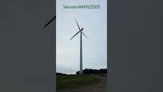 Senvion MM922500  WP Bergbossendorf greenenergy windkraft windturbine renewableenergy [upl. by Almena]