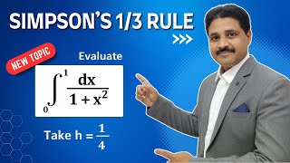 SIMPSONS 13 RULE SOLVED PROBLEM 1 NUMERICAL INTEGRATION TIKLESACADEMY [upl. by Cassi707]