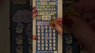 💥 1M a Year 4 Life Spectacular WIN 💰 scratchofftickets floridalotteryticket floridascratchoff [upl. by Aniara]