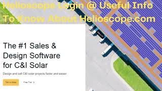 Helioscope Login  Useful Info To Know About Helioscopecom [upl. by Toddie]