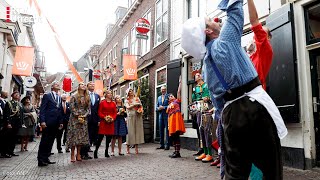 Koning in Amersfoort quotEen prachtige stad heerlijke mensenquot RTV Utrecht [upl. by Alena]