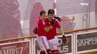 O grande golo de Jordi Adroher Hóquei  Benfica v Paço de Arcos [upl. by Nirual]