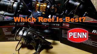 Comparing Penns Longcast Fixed Spool Reels [upl. by Odranreb]