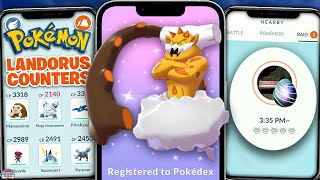 LANDORUS Incarnate Raid Counter Guide  100 IVs Weaknesses amp More [upl. by Rusty]