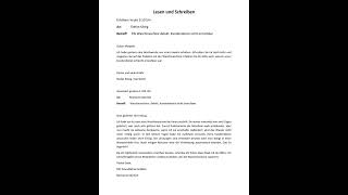 Lesen und Schreiben DTB B2C1 [upl. by Carlton]