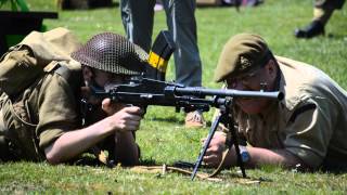 Bren Gun Demonstration  Fort Rodd Hill May 17 2015 [upl. by Earaj]