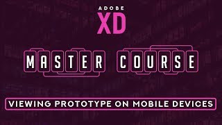 15 Preview your Adobe XD Prototype on your Smartphone [upl. by Nett]