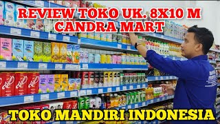 REVIEW TOKO UK 8 x 10 m CANDRA MARTBLITAR JAWA TIMURkonsultanminimarket minimarketmandiri [upl. by Christalle]