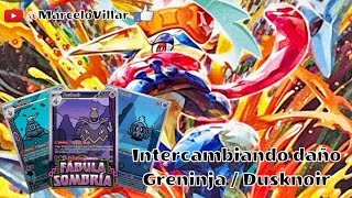 Intercambiando Daño quotGreninja ex  Dusknoirquot [upl. by Halian]