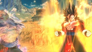 Xenoverse 2 MOD Xeno Vegito SSJ4 showcase 4K RE Edit [upl. by Anifad]