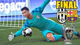 RONALDO KALECİ OLURSA  ŞAMPİYONLAR LİGİ FİNALİ PES 18 [upl. by Notanhoj]