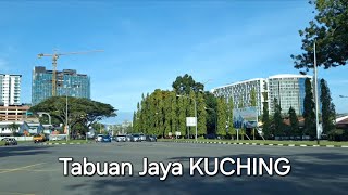 Kuching TABUAN JAYA TO SARADISE⭐️Beautiful Kuching City🌸 [upl. by Amandi]