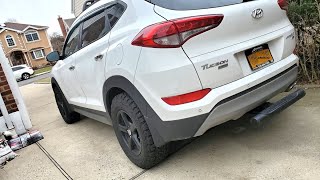 2017 Hyundai Tucson Hitch and Rear Bumper [upl. by Lyckman]