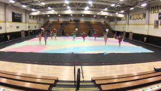 Radnor Winter Guard at WGI Regional Prelim PerformanceCenter View [upl. by Samuelson230]