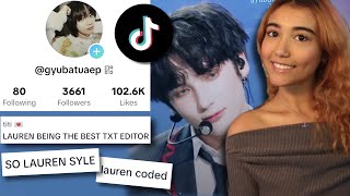 starting a TXT editing account on TikTok for ONE WEEK [upl. by Eidoow]