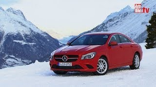 Mercedes CLA 250 4matic  Sicher fahren auf Eis und Schnee [upl. by Hemetaf]